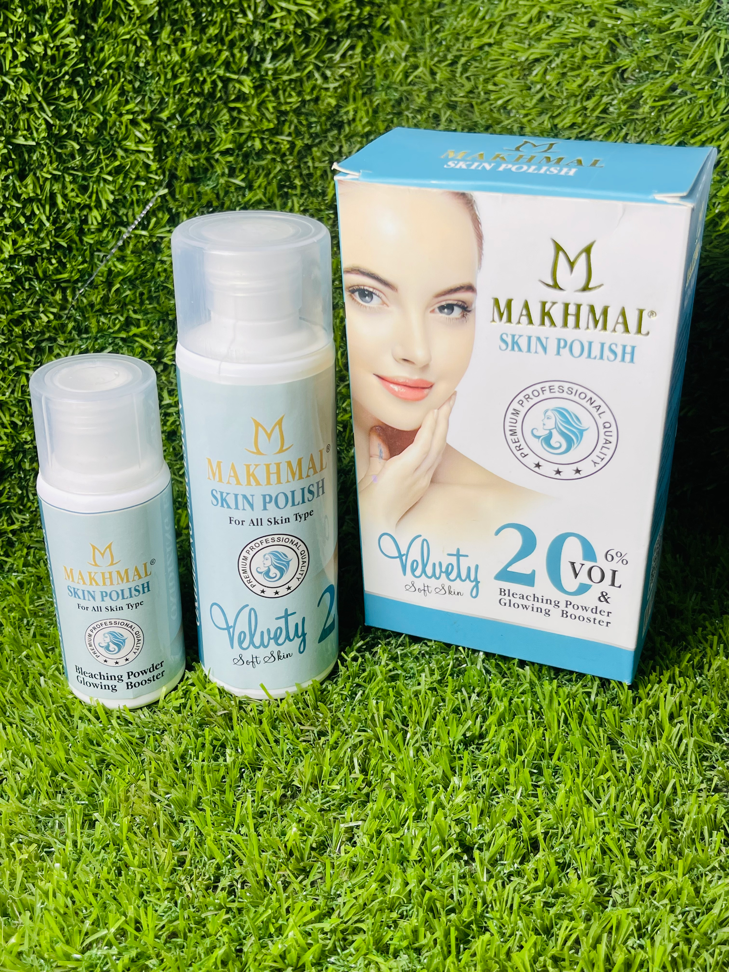 Makhmal Skin Polish | Bleaching Powder | Lotion | Glowing Booster Pack