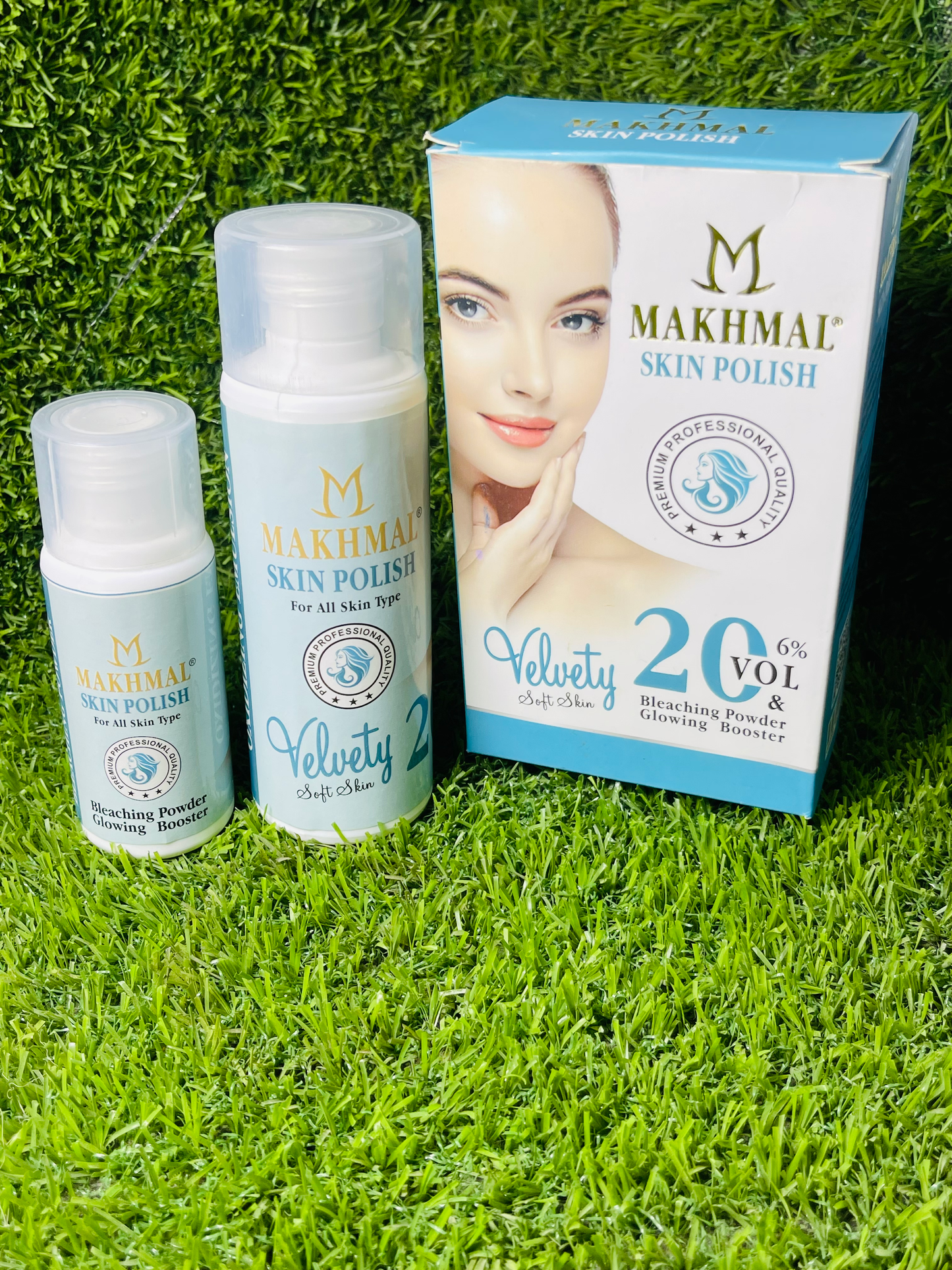 Makhmal Skin Polish | Bleaching Powder | Lotion | Glowing Booster Pack